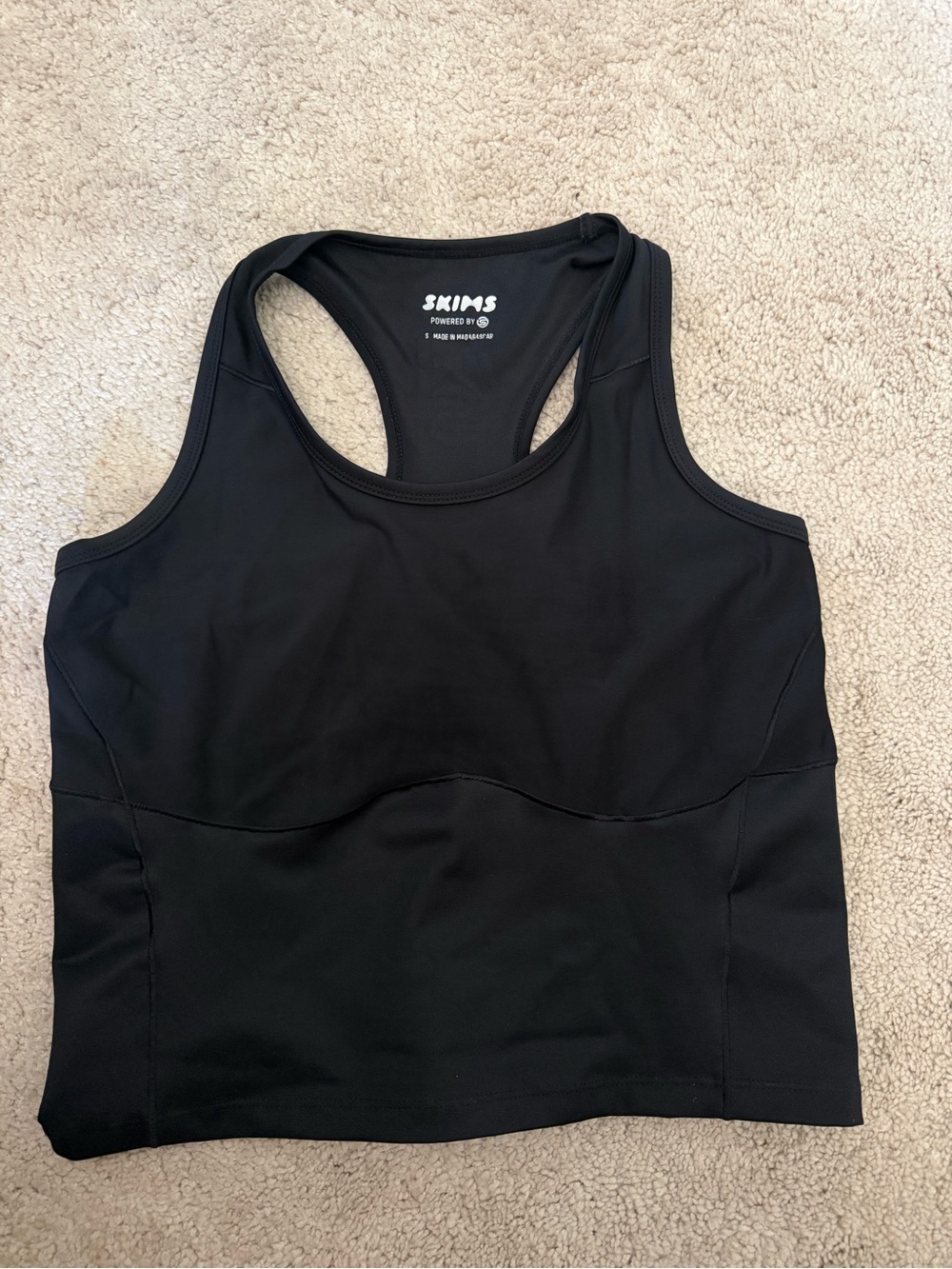 Skims Performance Racer Back Tank - Oynx Shine - Picture 5 of 5